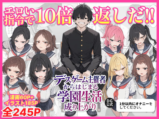 ❤デスゲーム主催者からはじまる学園生活成り上がり｜ちくびはんたー【辱め】