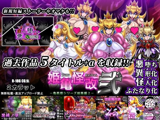 ❤姫亀怪改 弐 -亀桃姫シリーズ総集編2-｜2CARAT【イラスト・CG集】