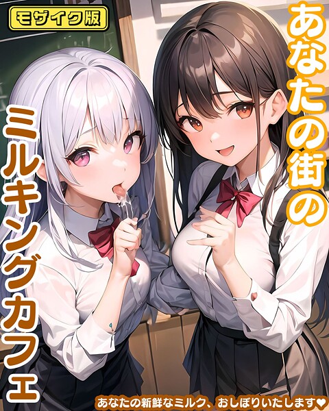 あいまいクリエイト❤あなたの街のミルキングカフェ モザイク版｜【フルカラー】