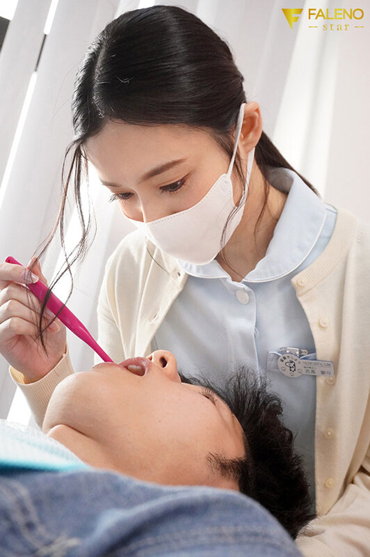 【スレンダー 吉高寧々】歯科衛生士ねねさんは実はすんごくベロちゅう魔 患者の口内べちょ舐め食べ！ 吉高寧々｜1fns00066