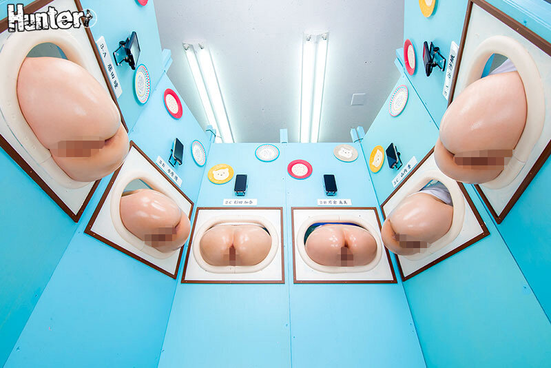 【中出し 】『壁尻展覧会』美術部の文化祭の特設コーナーは女子部員たち自らの生尻を展示する壁尻！見て触れて挿れて楽しめるスケベすぎる芸術作品の展覧会！｜huntc00321